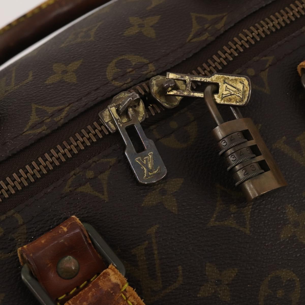 LOUIS VUITTON Monogram Keepall 50 Boston Bag M41426 LV Auth 190303