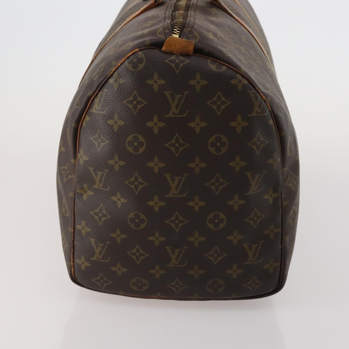 LOUIS VUITTON Monogram Keepall 50 Boston Bag M41426 LV Auth 190303