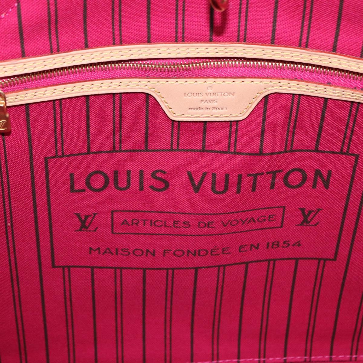 LOUIS VUITTON Monogram Neverfull MM Tote Bag M40156 LV Auth 190304SM