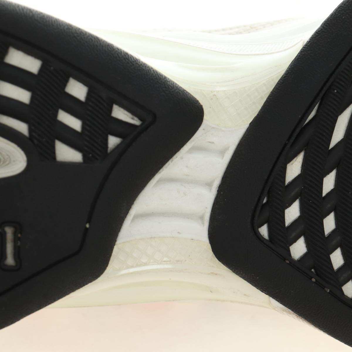GUCCI Gucci Run Sneakers Leather White Auth 190306M