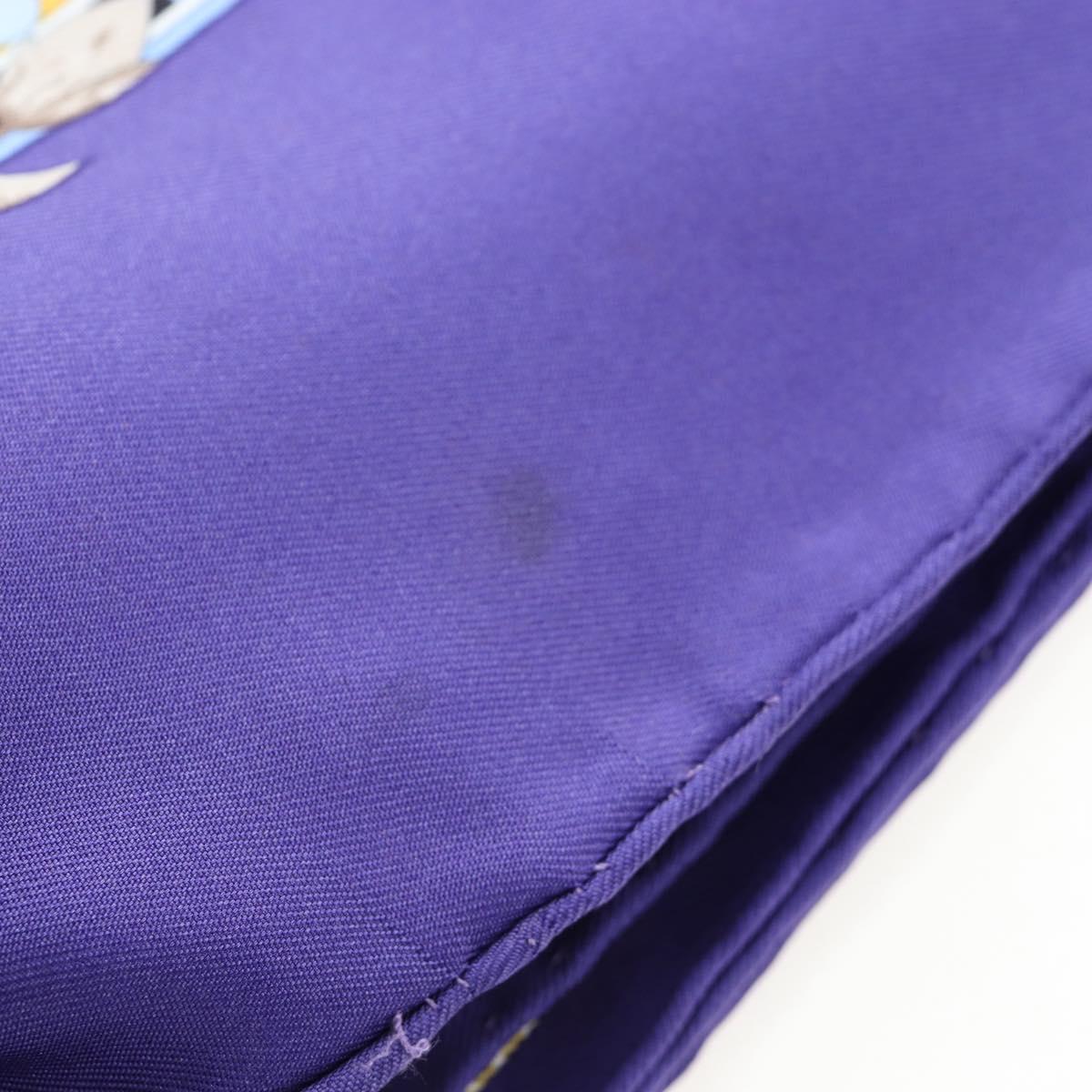 HERMES Carre 90 Scarf ”TROPIQUES” Silk Blue Auth 190320M
