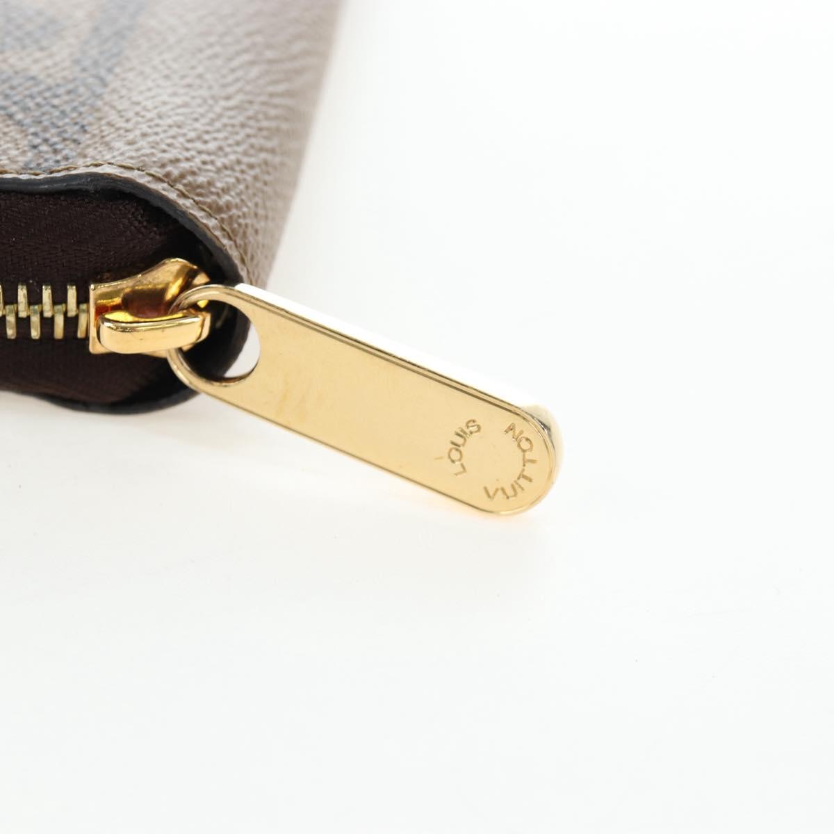 LOUIS VUITTON Monogram Giant Reverse Zippy Long Wallet M69353 LV Auth 190341M