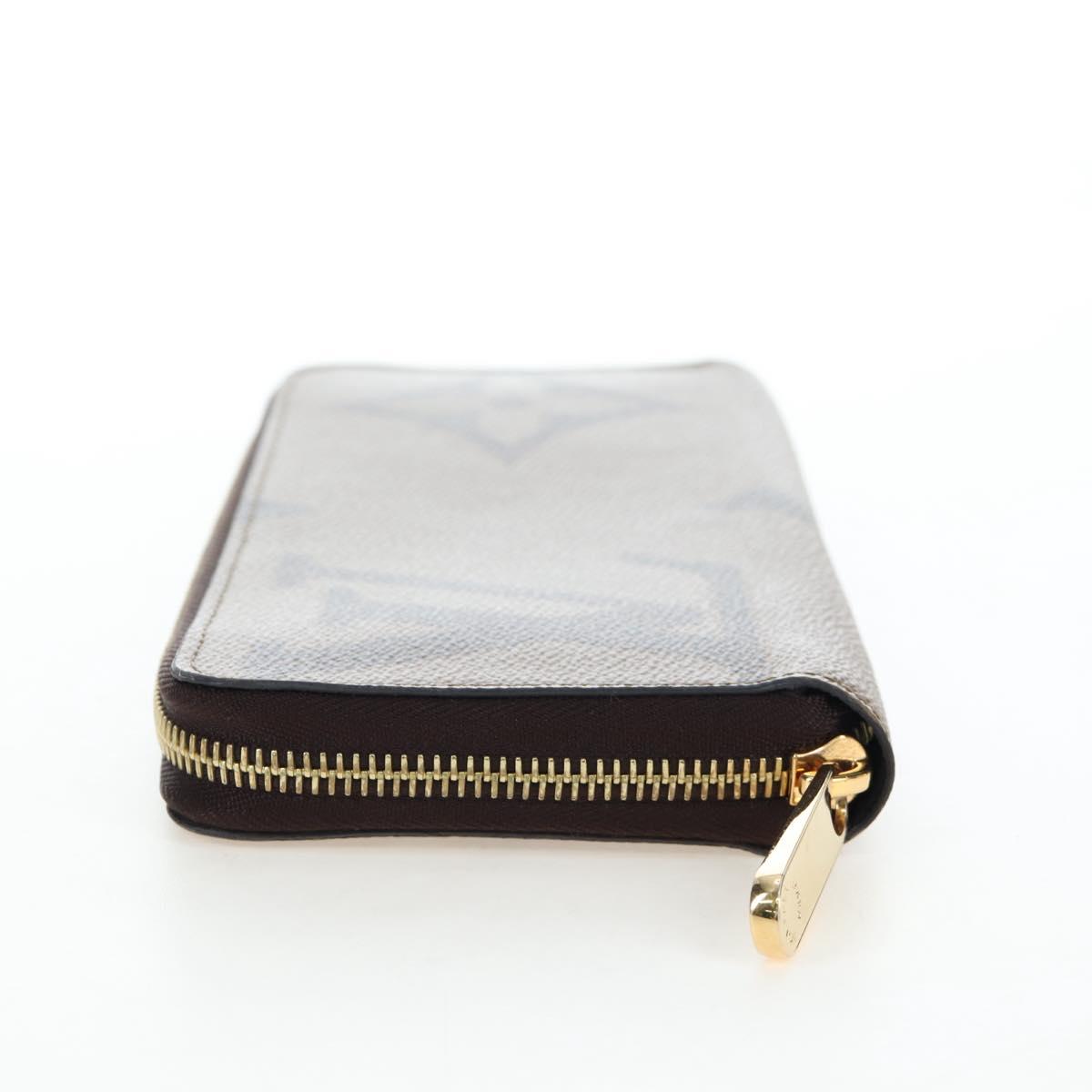 LOUIS VUITTON Monogram Giant Reverse Zippy Long Wallet M69353 LV Auth 190341M