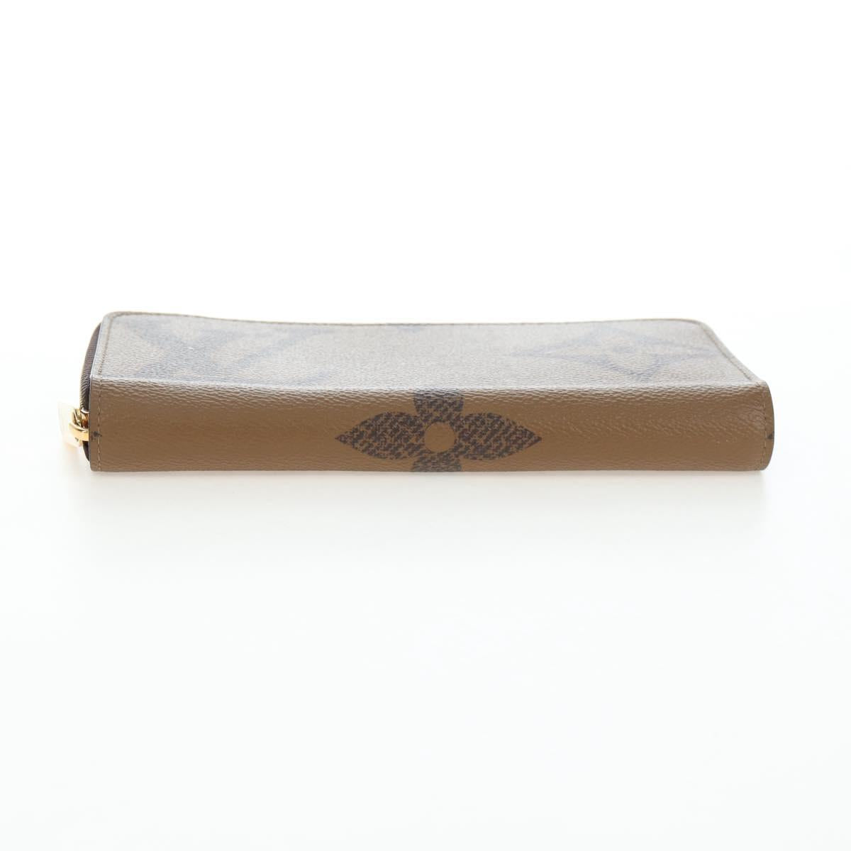 LOUIS VUITTON Monogram Giant Reverse Zippy Long Wallet M69353 LV Auth 190341M