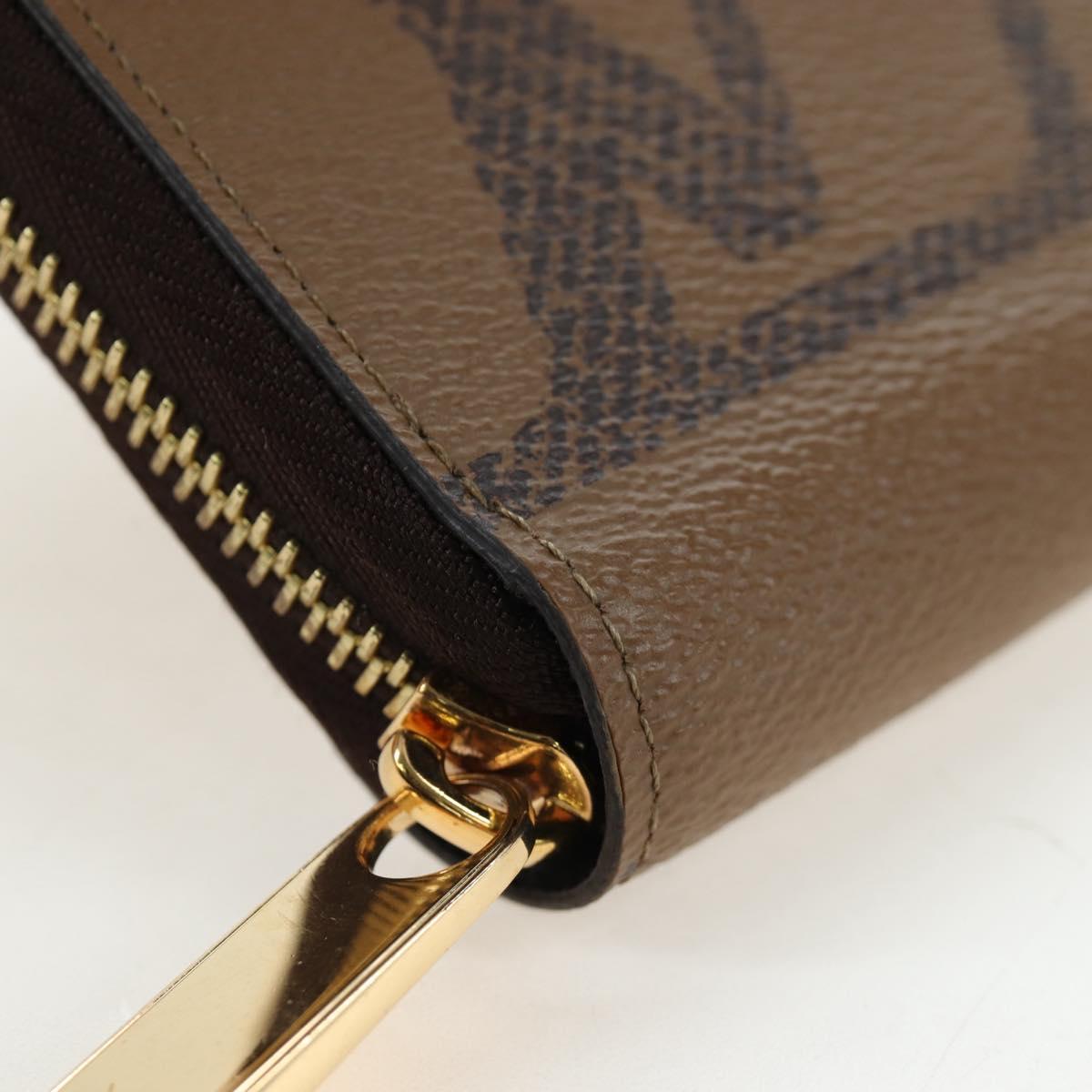 LOUIS VUITTON Monogram Giant Reverse Zippy Long Wallet M69353 LV Auth 190341M