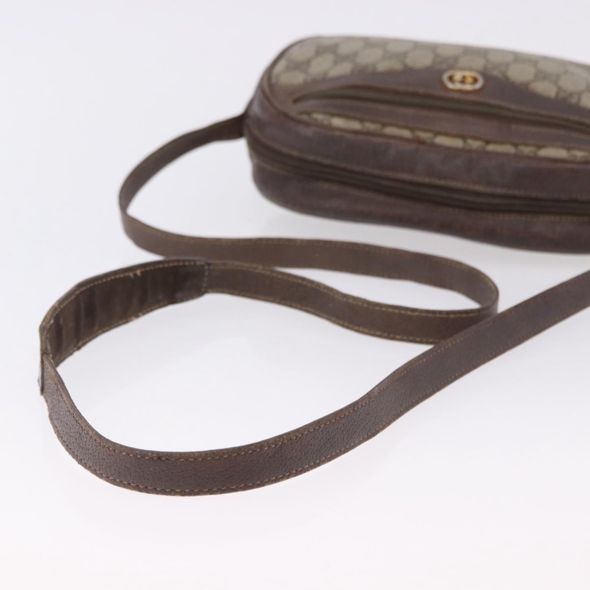 GUCCI GG Supreme Shoulder Bag PVC Beige Gold 001 067 1283 Auth 190345