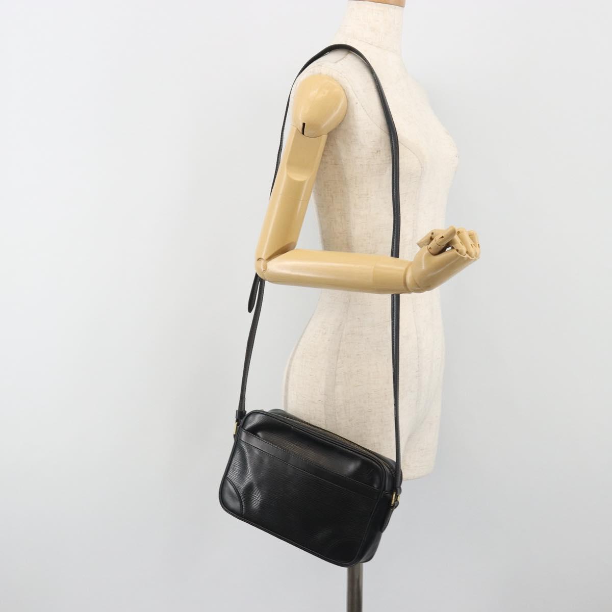 LOUIS VUITTON Epi Trocadero 23 Shoulder Bag Black M52302 LV Auth 190353A
