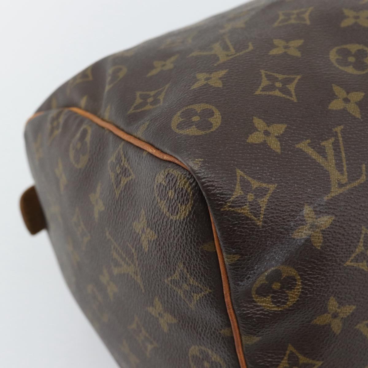 LOUIS VUITTON Monogram Speedy 35 Hand Bag M41524 LV Auth 190354
