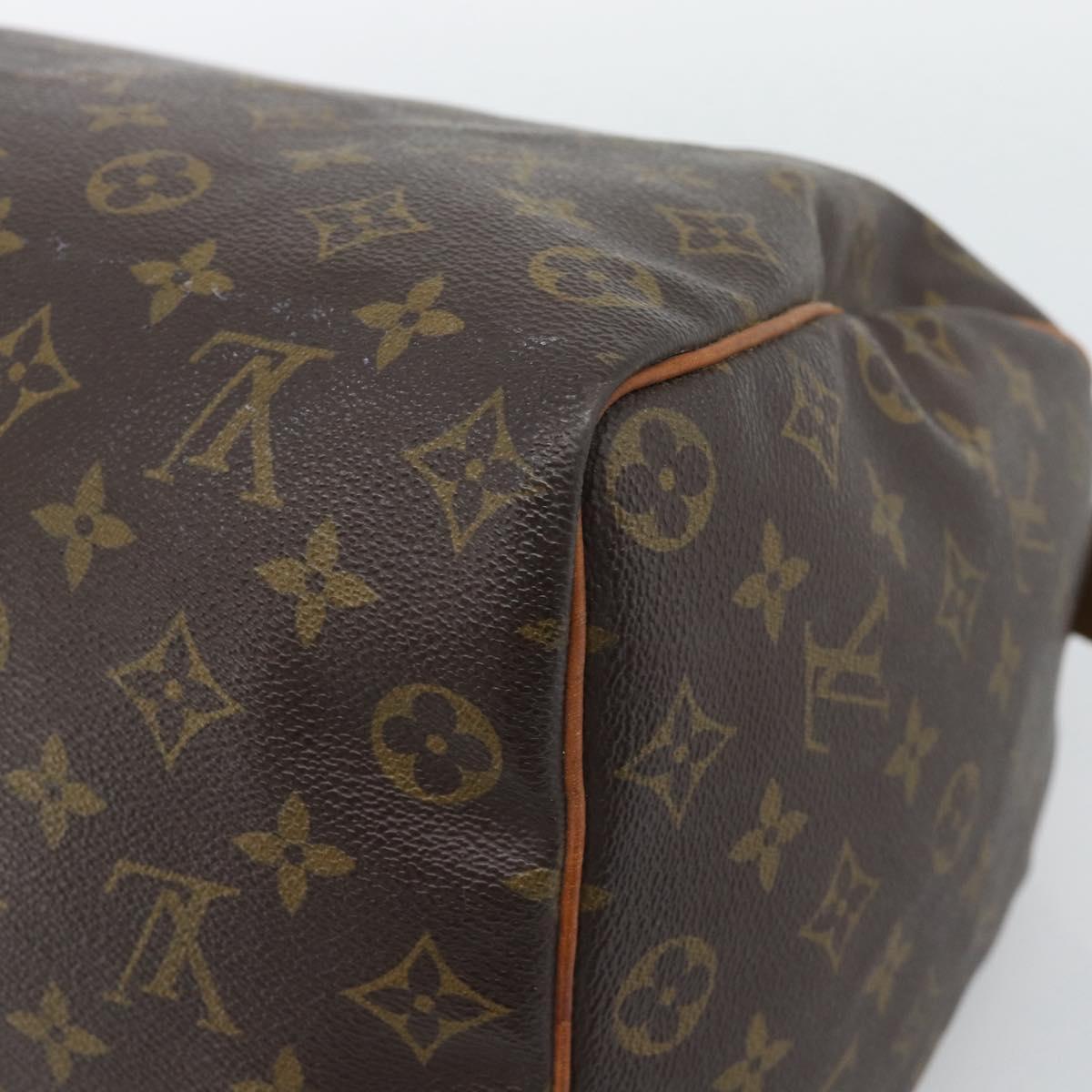 LOUIS VUITTON Monogram Speedy 35 Hand Bag M41524 LV Auth 190354