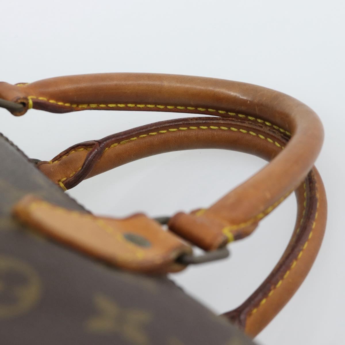 LOUIS VUITTON Monogram Speedy 35 Hand Bag M41524 LV Auth 190354