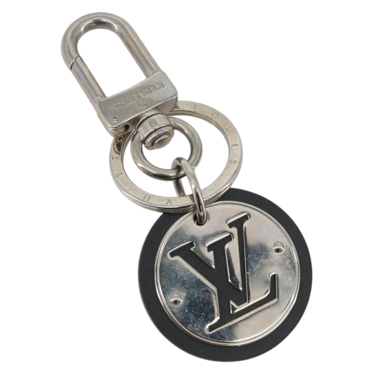 LOUIS VUITTON LV Circle Key Holder metal Silver M67362 LV Auth 190364