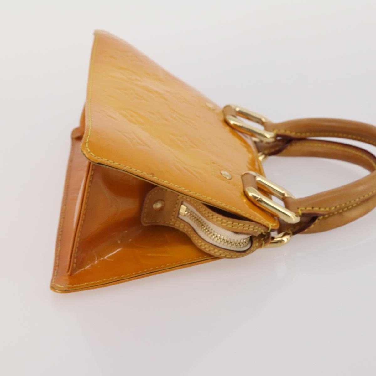 LOUIS VUITTON Monogram Vernis Hand Bag 3 Set Beige LV Auth 190372