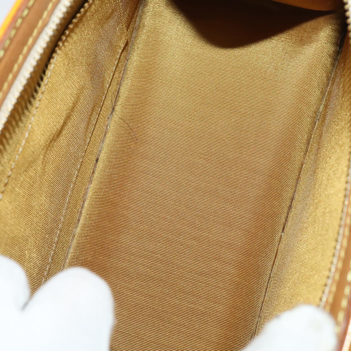 LOUIS VUITTON Monogram Vernis Hand Bag 3 Set Beige LV Auth 190372