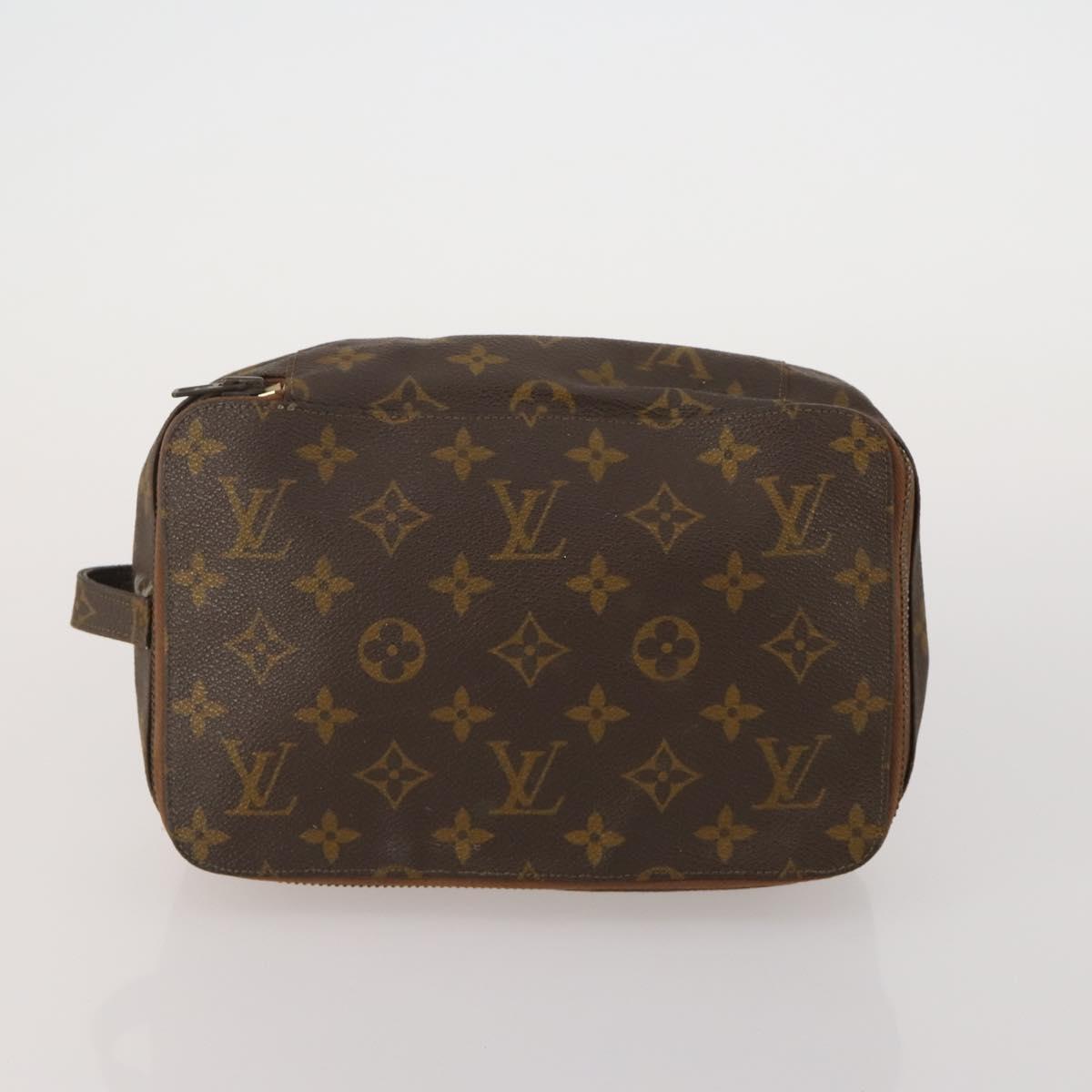 LOUIS VUITTON Monogram Vernis Hand Bag 3 Set Beige LV Auth 190372