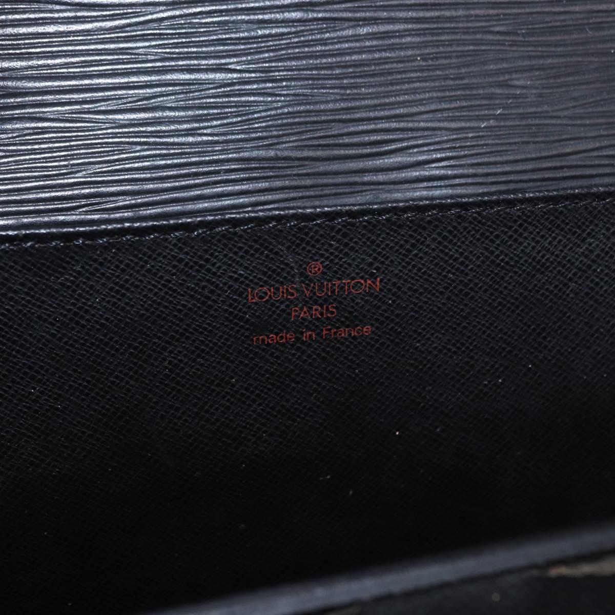 LOUIS VUITTON Epi Serviette Conseiller Business Bag Black M54422 LV Auth 190381