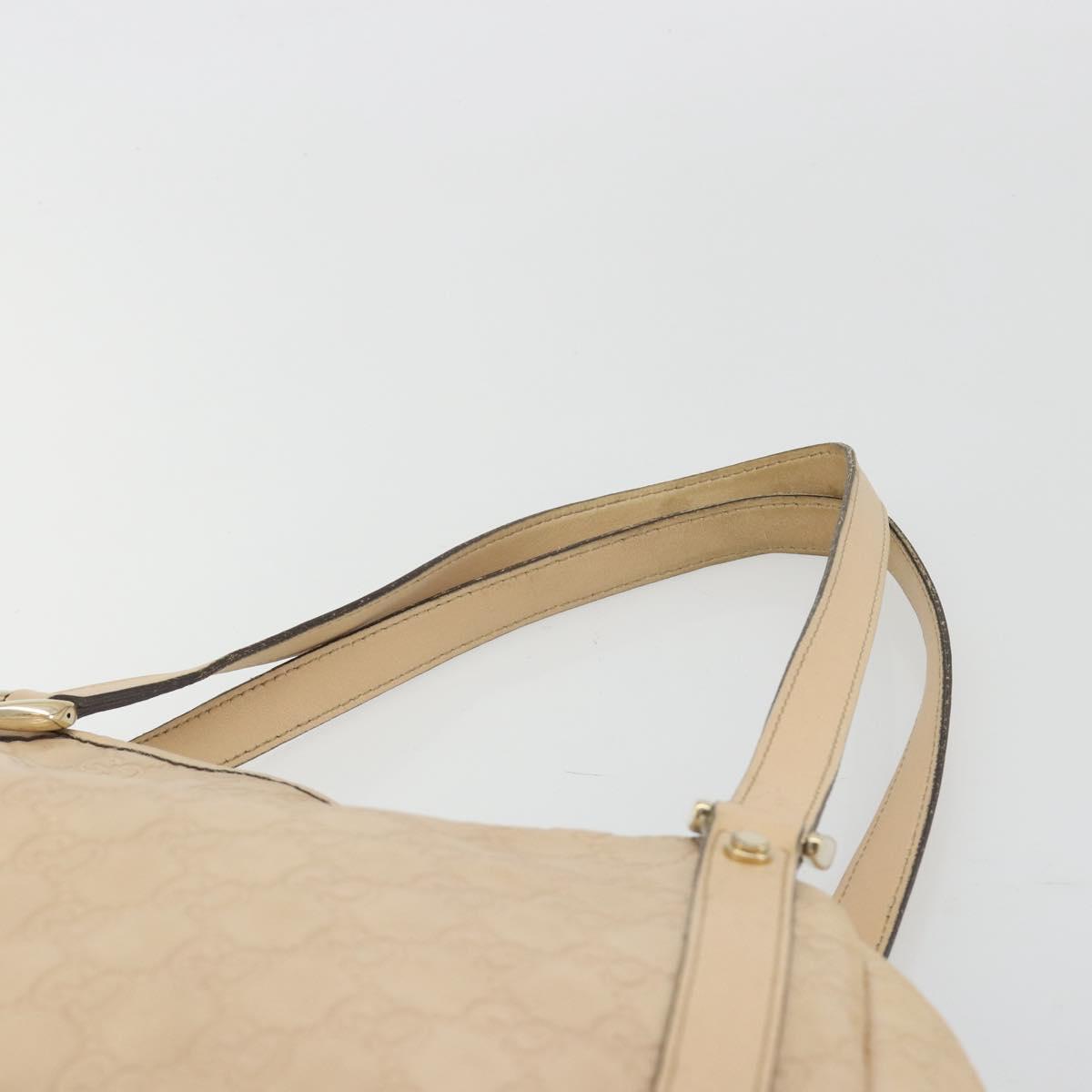 GUCCI GG Canvas Guccissima Abbey Tote Bag Beige Gold 130736 Auth 190383