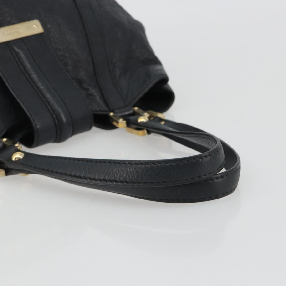 GUCCI GG Canvas Guccissima Tote Bag Leather Black Gold 233607 Auth 190389A