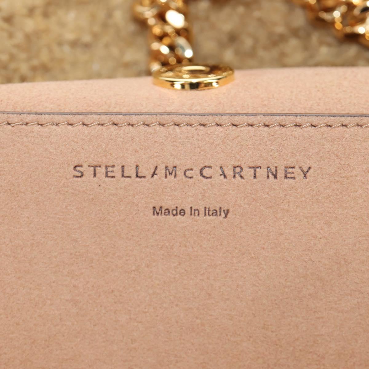 Stella MacCartney Chain Falabella Shoulder Bag Bore 2way Brown Gold Auth 190391V