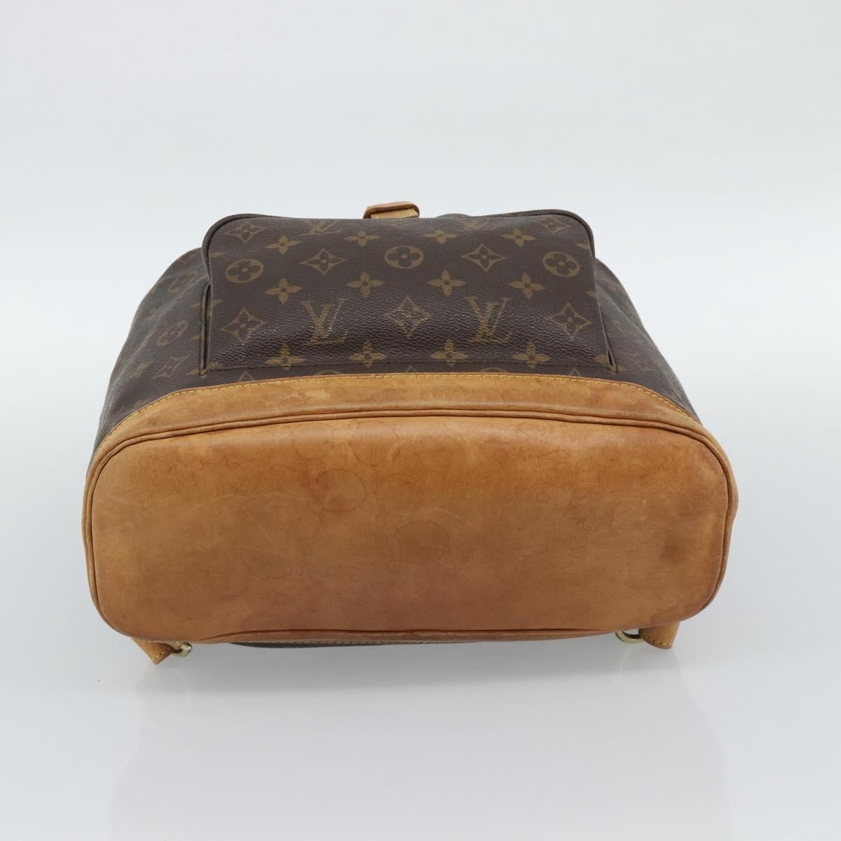 LOUIS VUITTON Monogram Montsouris GM Backpack M51135 LV Auth 190396