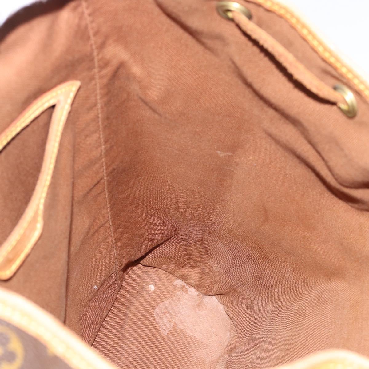 LOUIS VUITTON Monogram Montsouris GM Backpack M51135 LV Auth 190396