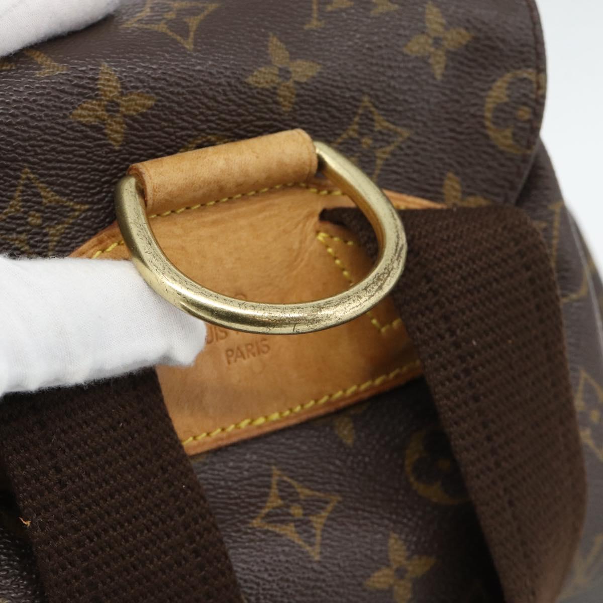LOUIS VUITTON Monogram Montsouris GM Backpack M51135 LV Auth 190396
