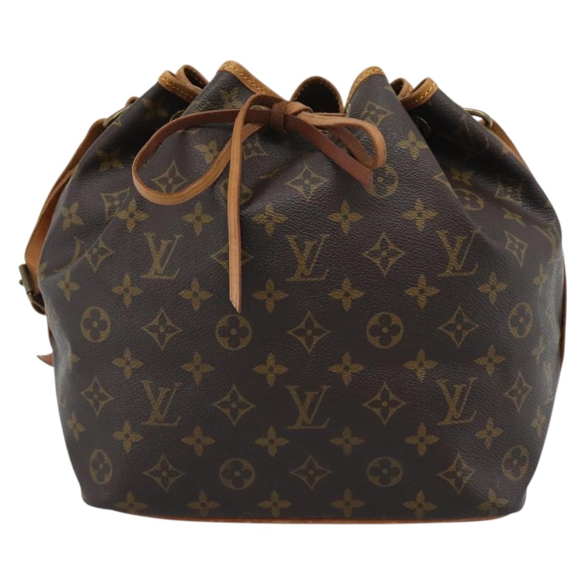 LOUIS VUITTON Monogram Petit Noe Shoulder Bag M42226 LV Auth 190397