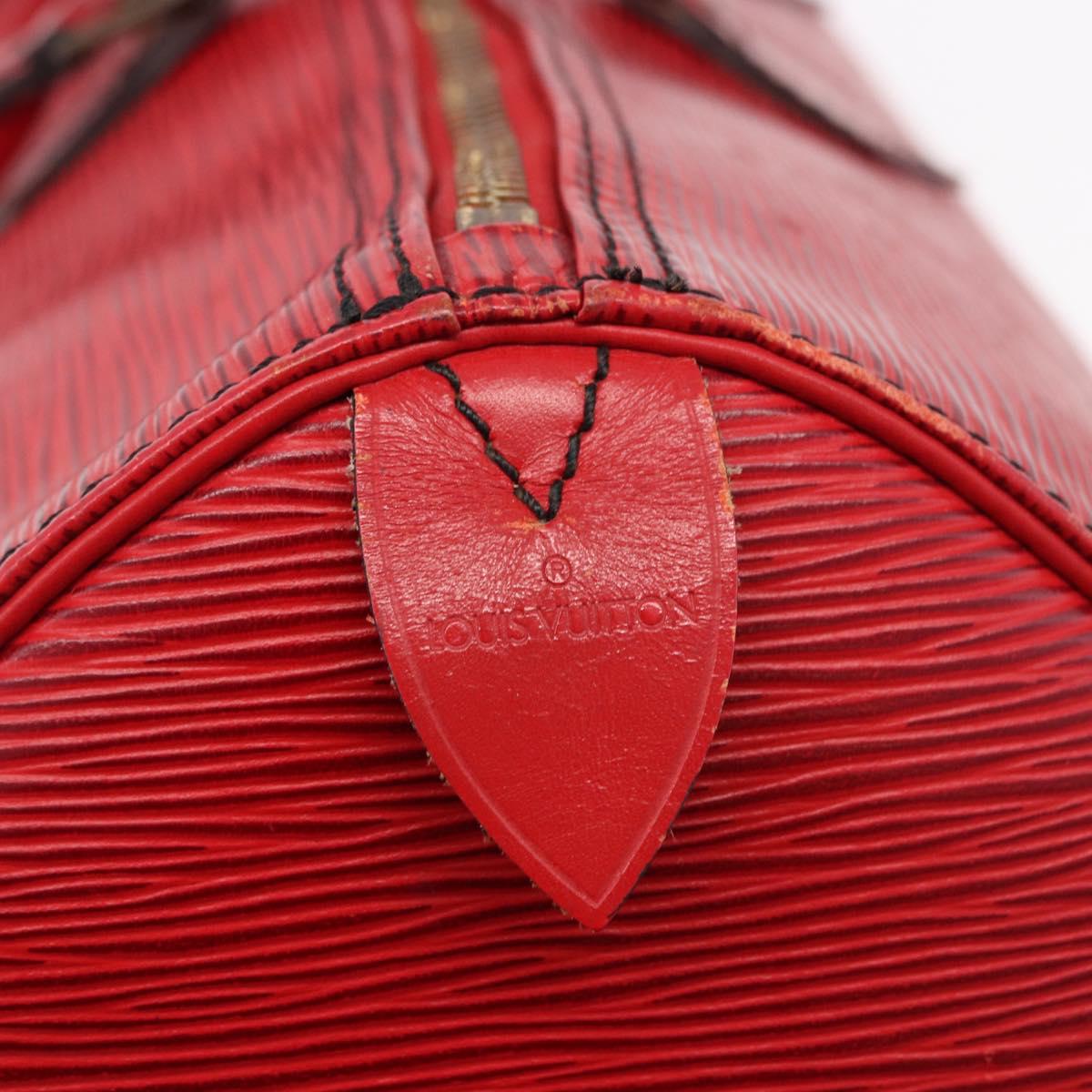 LOUIS VUITTON Epi Speedy 40 Hand Bag Red M42987 LV Auth 190401A