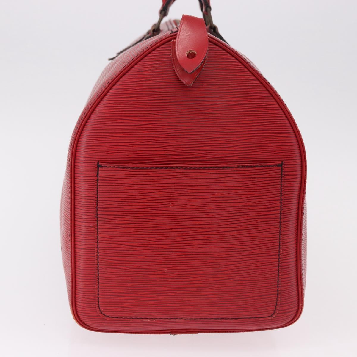 LOUIS VUITTON Epi Speedy 40 Hand Bag Red M42987 LV Auth 190401A