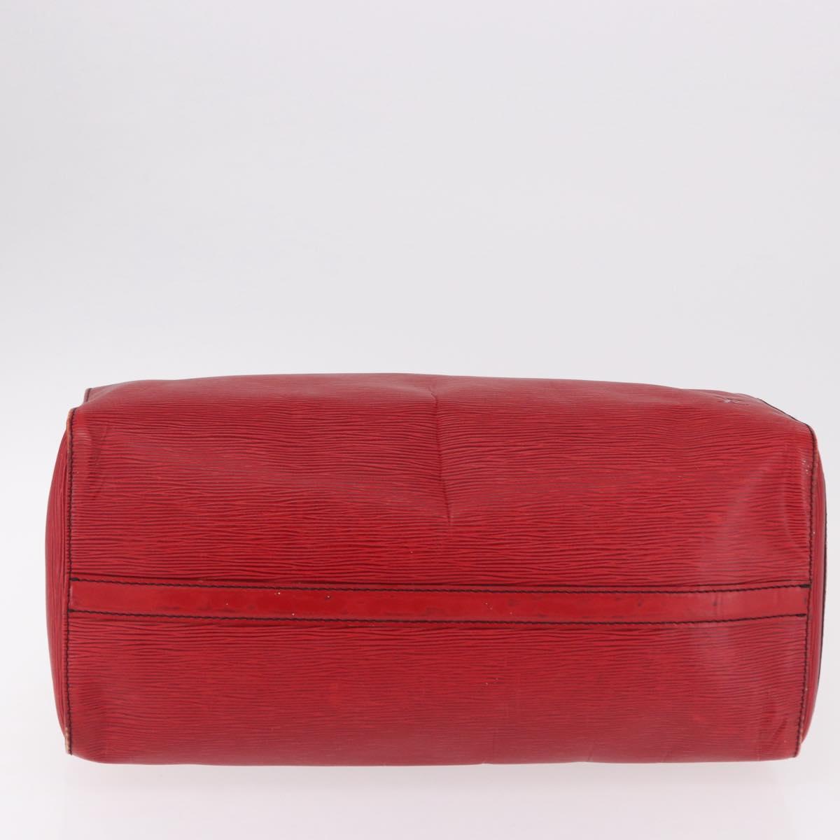 LOUIS VUITTON Epi Speedy 40 Hand Bag Red M42987 LV Auth 190401A