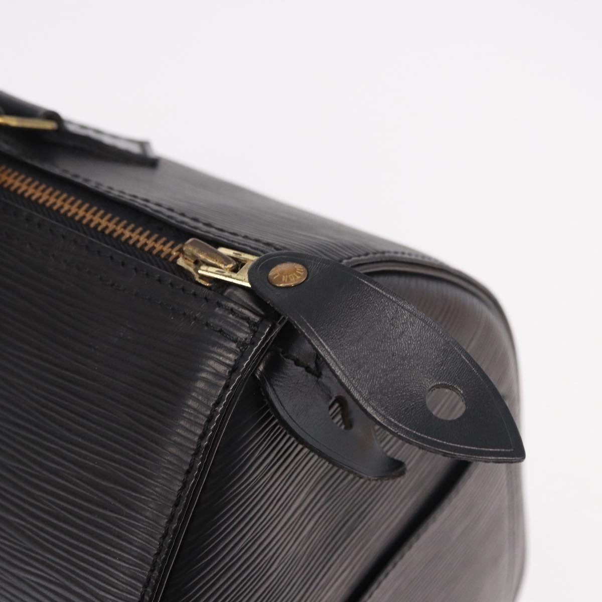 LOUIS VUITTON Epi Speedy 30 Hand Bag Noir Black M43002 LV Auth 190403SAV