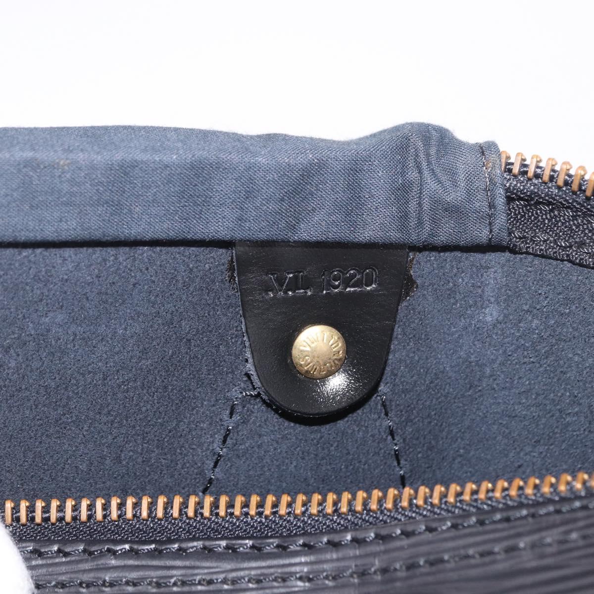 LOUIS VUITTON Epi Speedy 30 Hand Bag Noir Black M43002 LV Auth 190403SAV