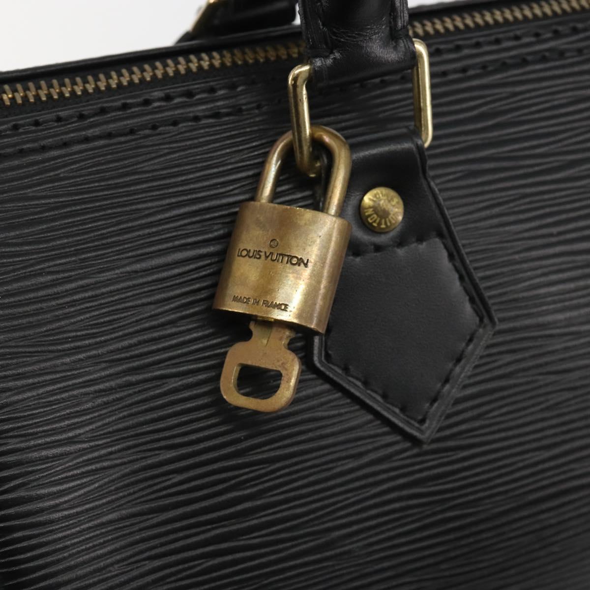LOUIS VUITTON Epi Speedy 25 Hand Bag Black M59042 LV Auth 190404SAV