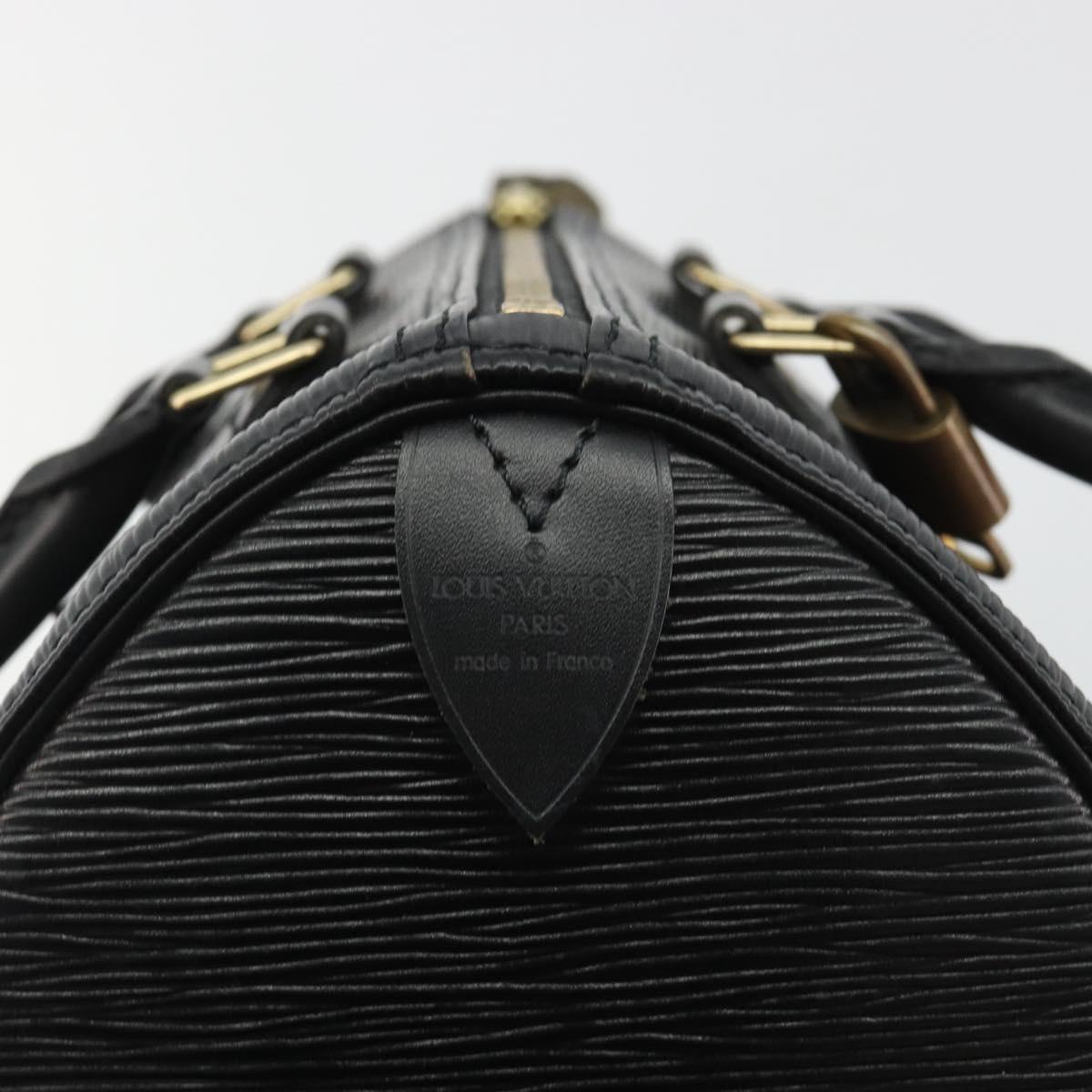 LOUIS VUITTON Epi Speedy 25 Hand Bag Black M59042 LV Auth 190404SAV