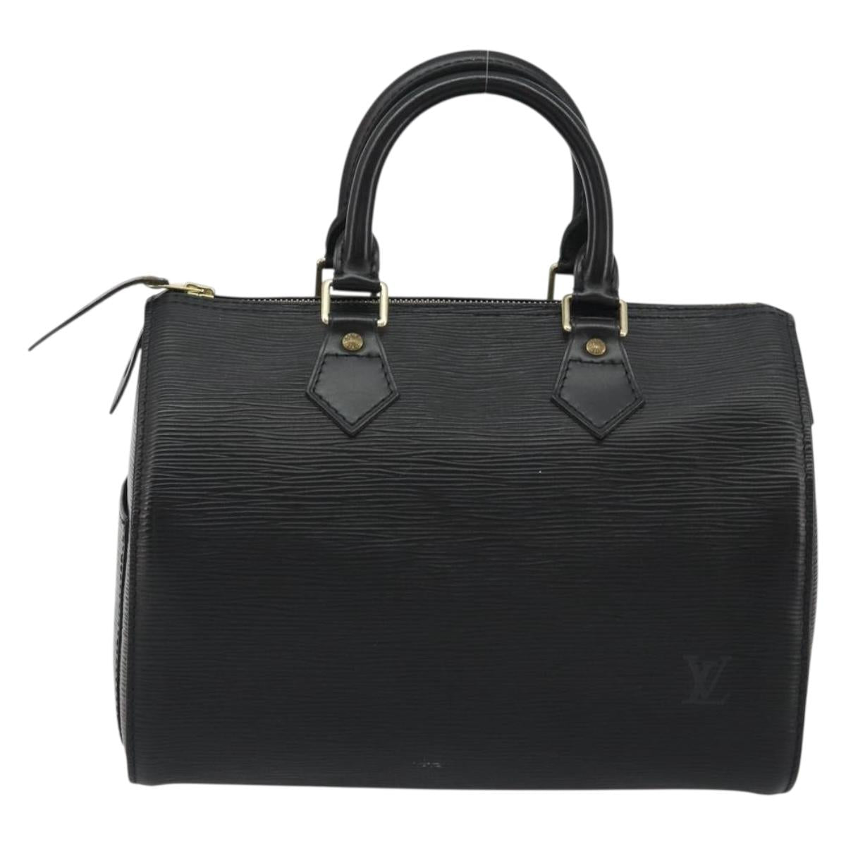 LOUIS VUITTON Epi Speedy 25 Hand Bag Black M59042 LV Auth 190404SAV