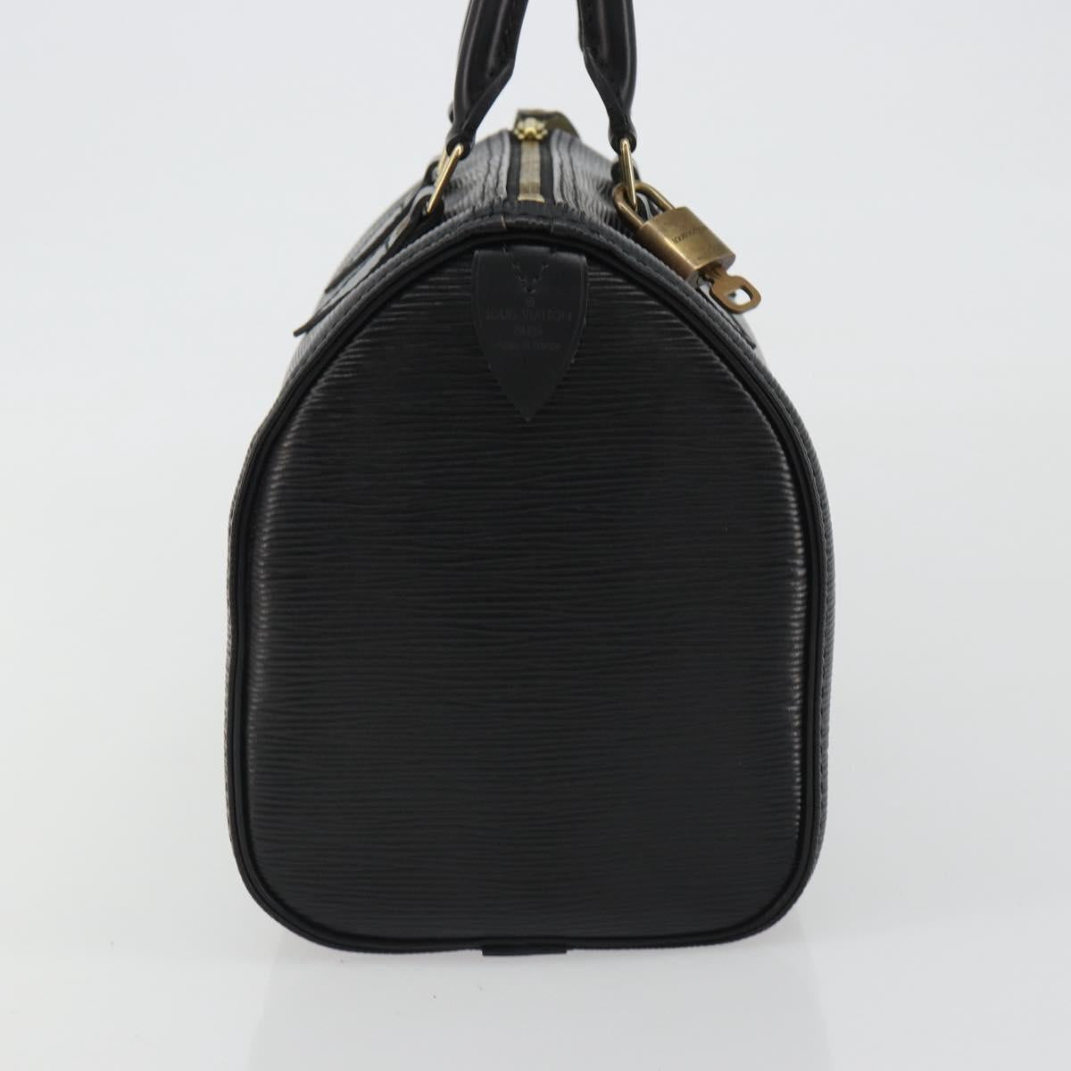 LOUIS VUITTON Epi Speedy 25 Hand Bag Black M59042 LV Auth 190404SAV