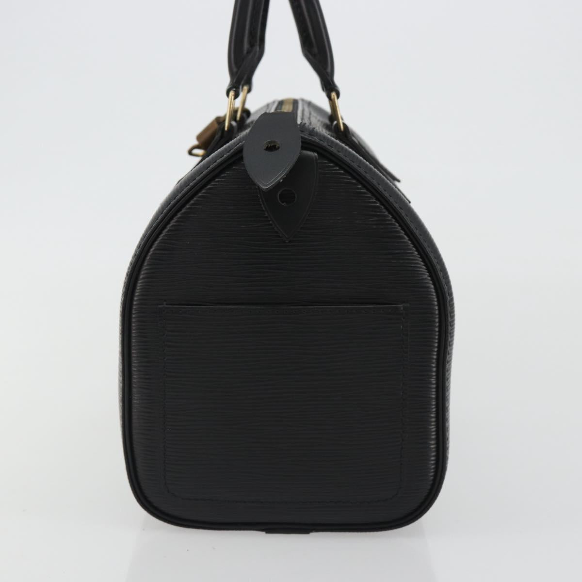 LOUIS VUITTON Epi Speedy 25 Hand Bag Black M59042 LV Auth 190404SAV