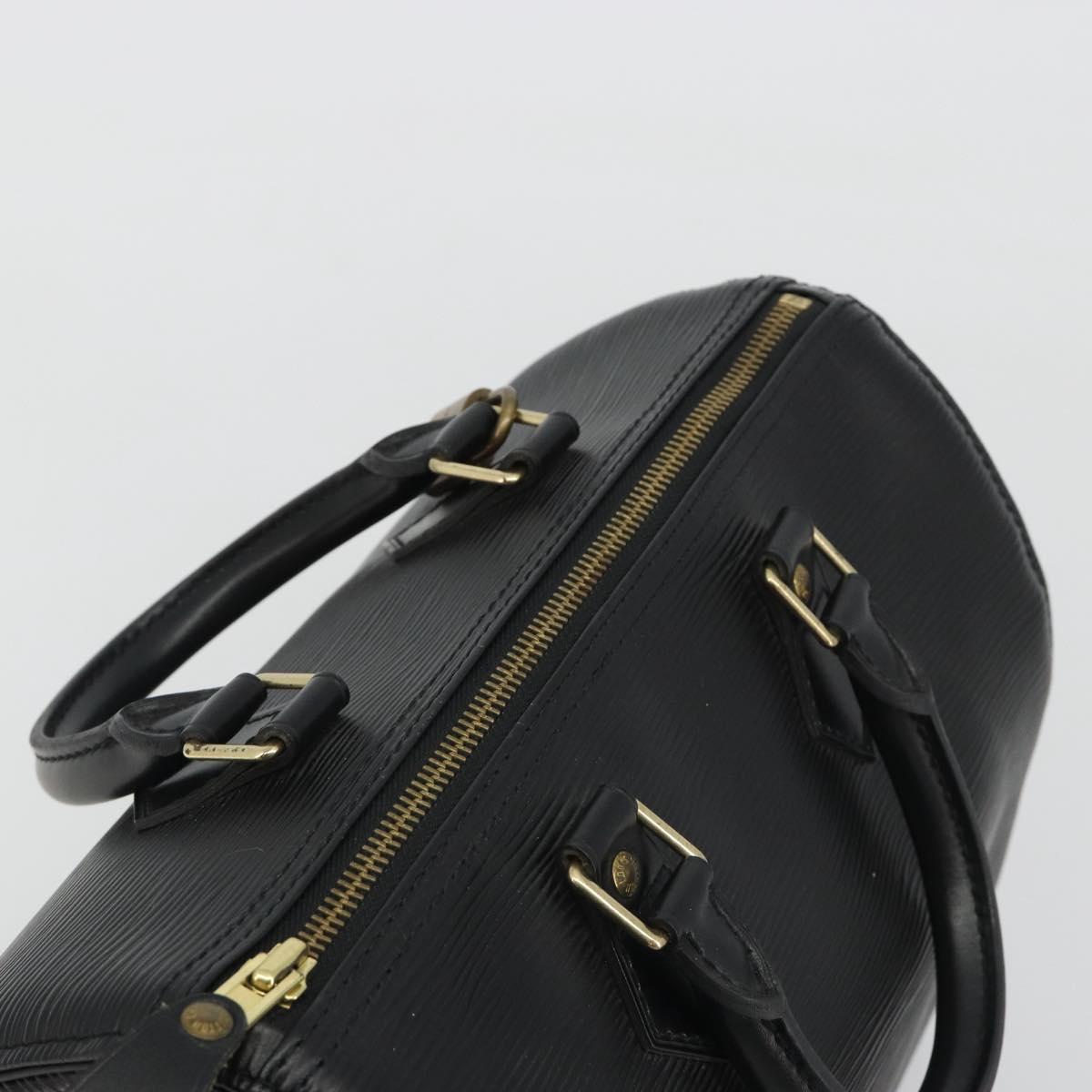 LOUIS VUITTON Epi Speedy 25 Hand Bag Black M59042 LV Auth 190404SAV