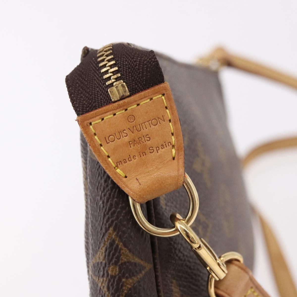 LOUIS VUITTON Monogram Pochette Accessoires Pouch M51980 LV Auth 190410A