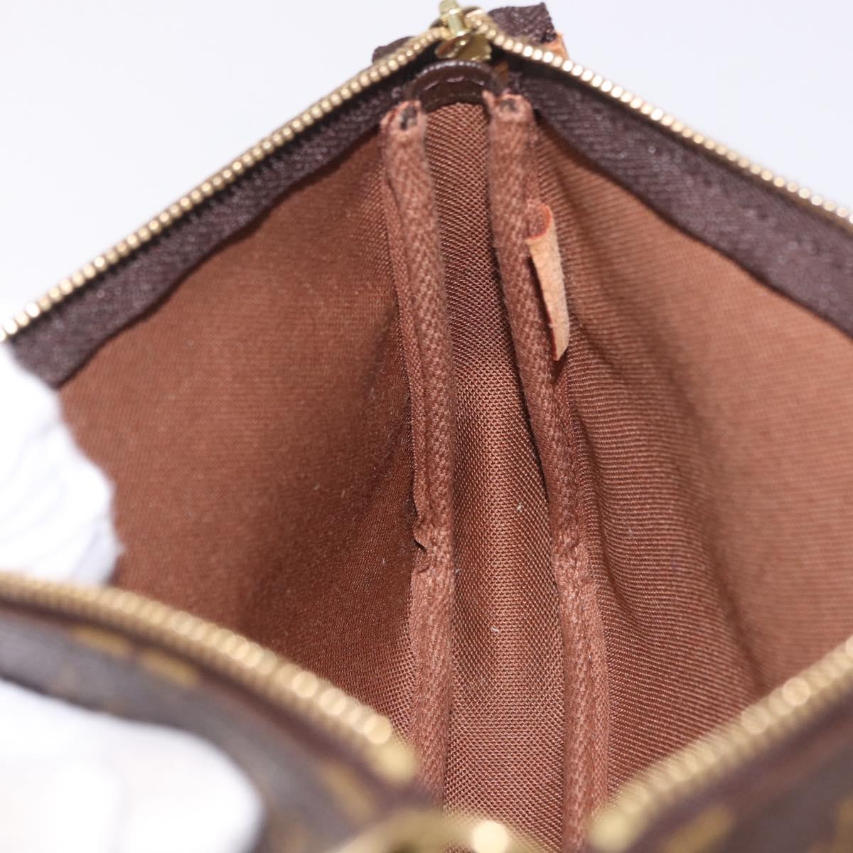 LOUIS VUITTON Monogram Pochette Accessoires Pouch M51980 LV Auth 190410A