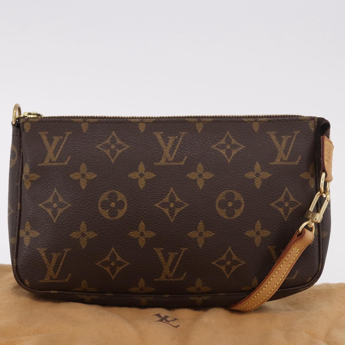 LOUIS VUITTON Monogram Pochette Accessoires Pouch M51980 LV Auth 190410A