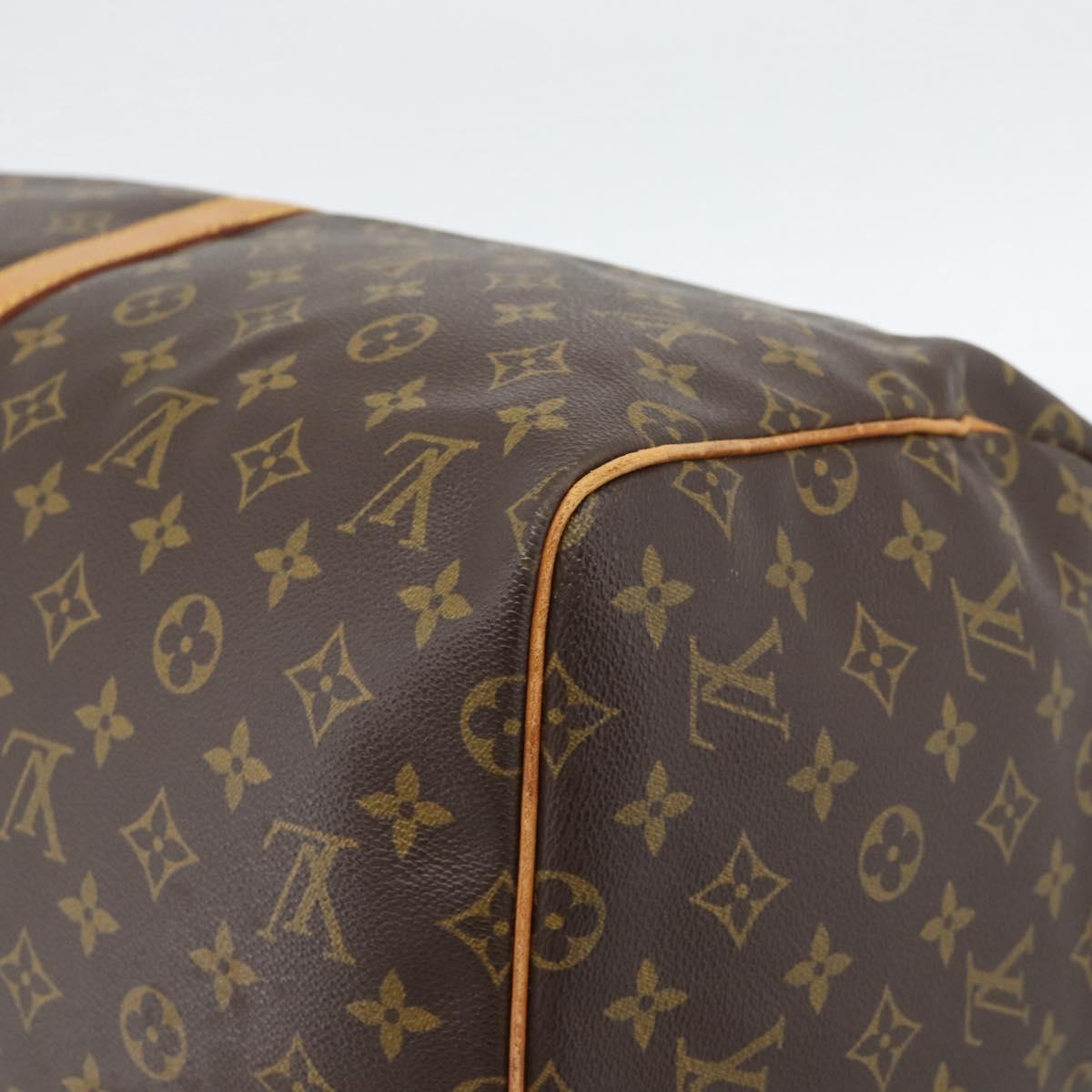 LOUIS VUITTON Monogram Keepall 55 Boston Bag M41424 LV Auth 190412A