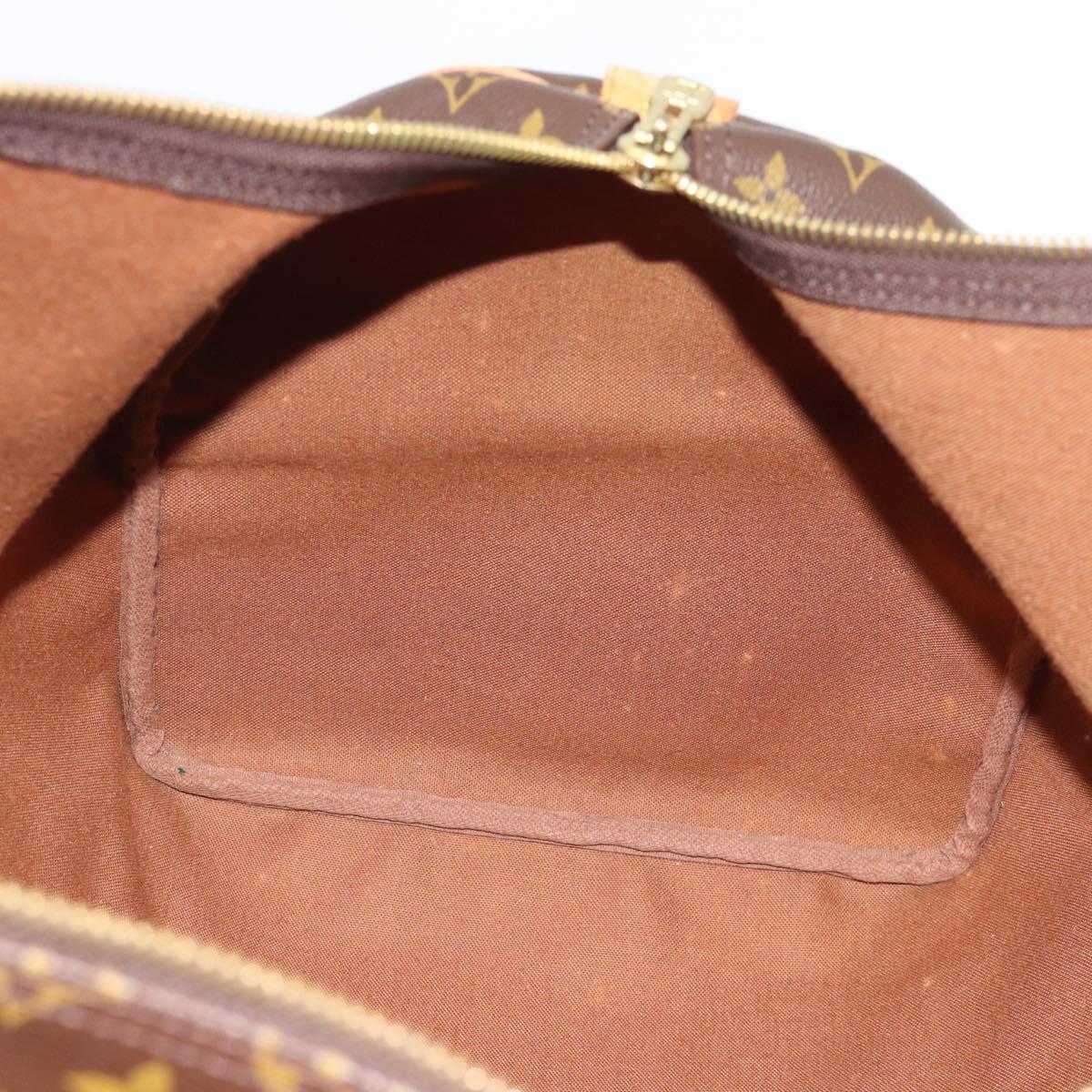 LOUIS VUITTON Monogram Keepall 55 Boston Bag M41424 LV Auth 190412A