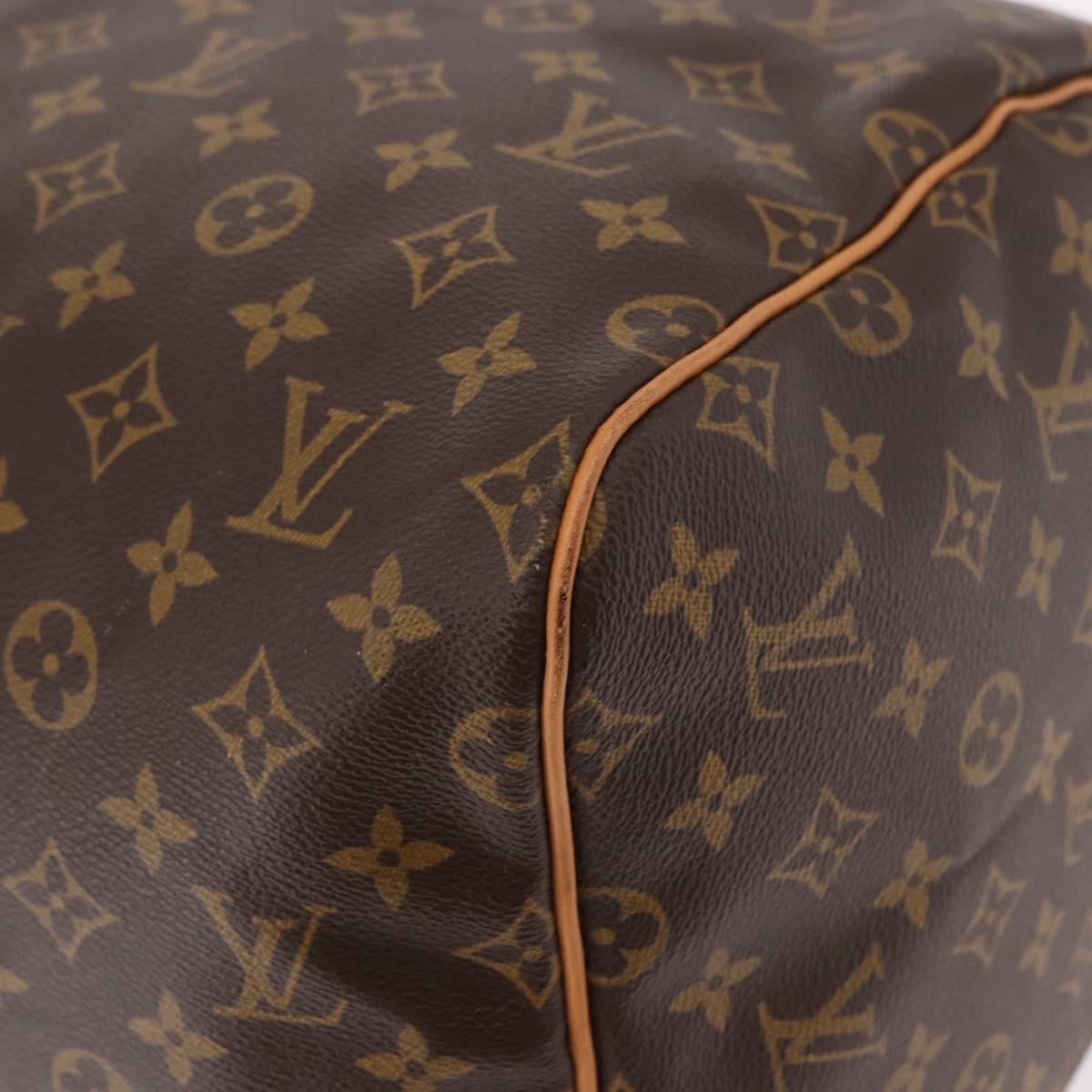 LOUIS VUITTON Monogram Keepall 55 Boston Bag M41424 LV Auth 190413V