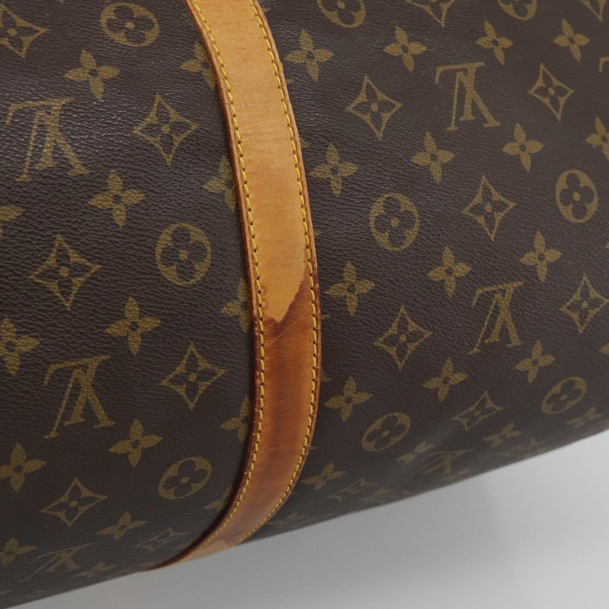 LOUIS VUITTON Monogram Keepall Bandouliere 60 Boston Bag M41412 LV Auth 190414A