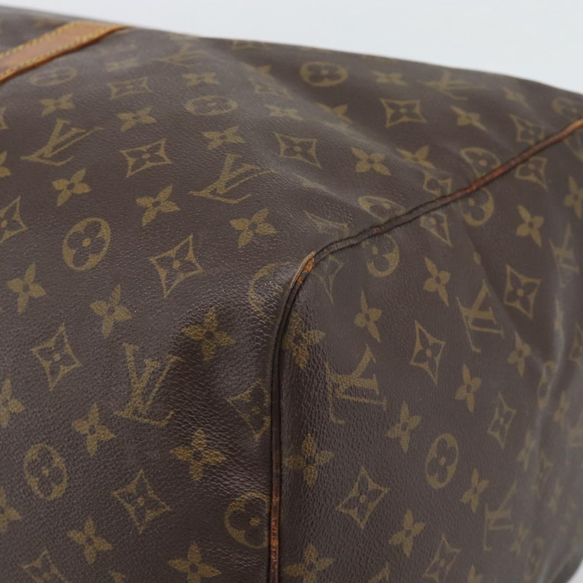 LOUIS VUITTON Monogram Sac Souple 55 Boston Bag M41622 LV Auth 190415