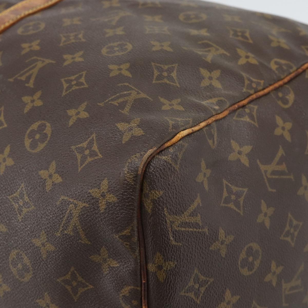 LOUIS VUITTON Monogram Sac Souple 55 Boston Bag M41622 LV Auth 190415