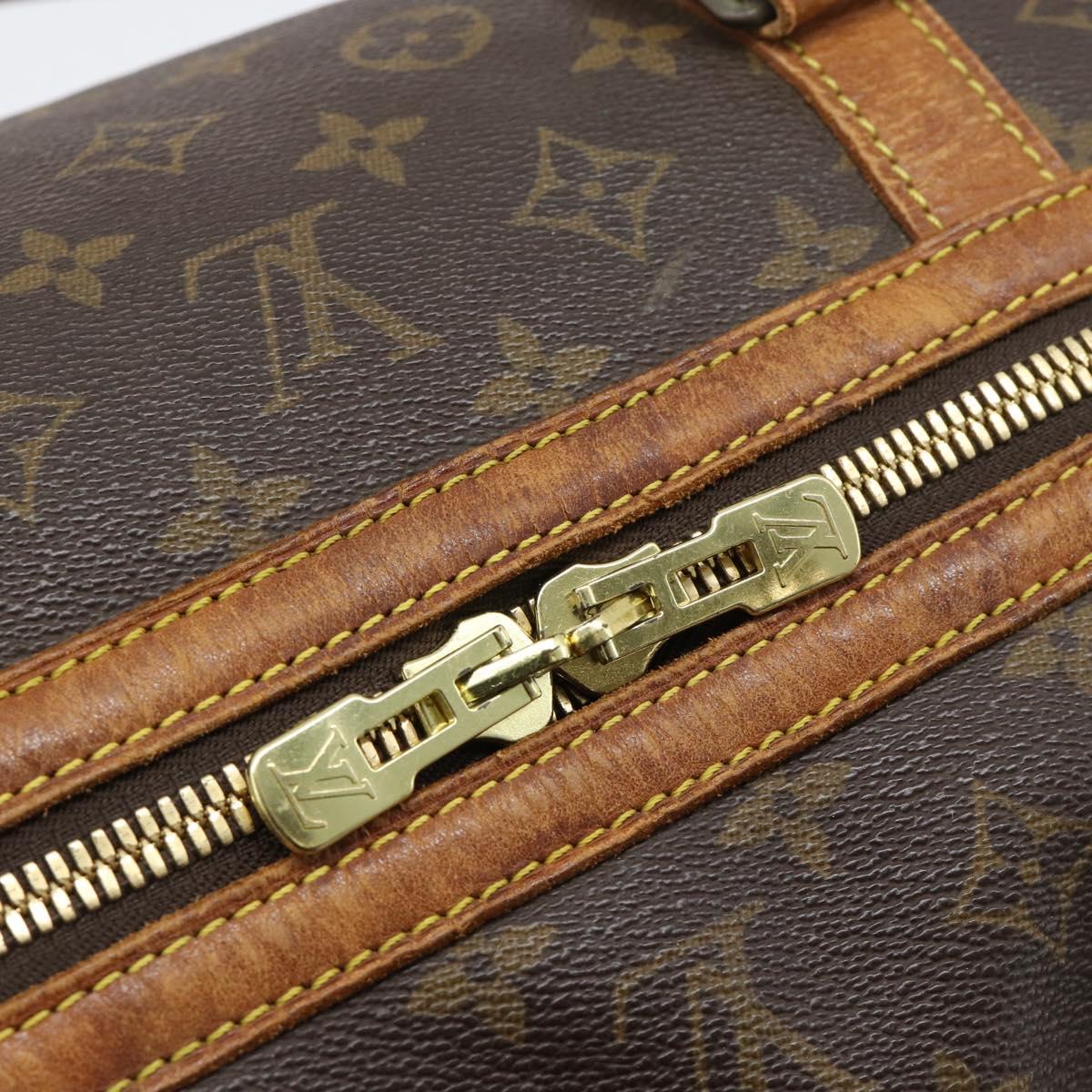 LOUIS VUITTON Monogram Sac Souple 55 Boston Bag M41622 LV Auth 190415