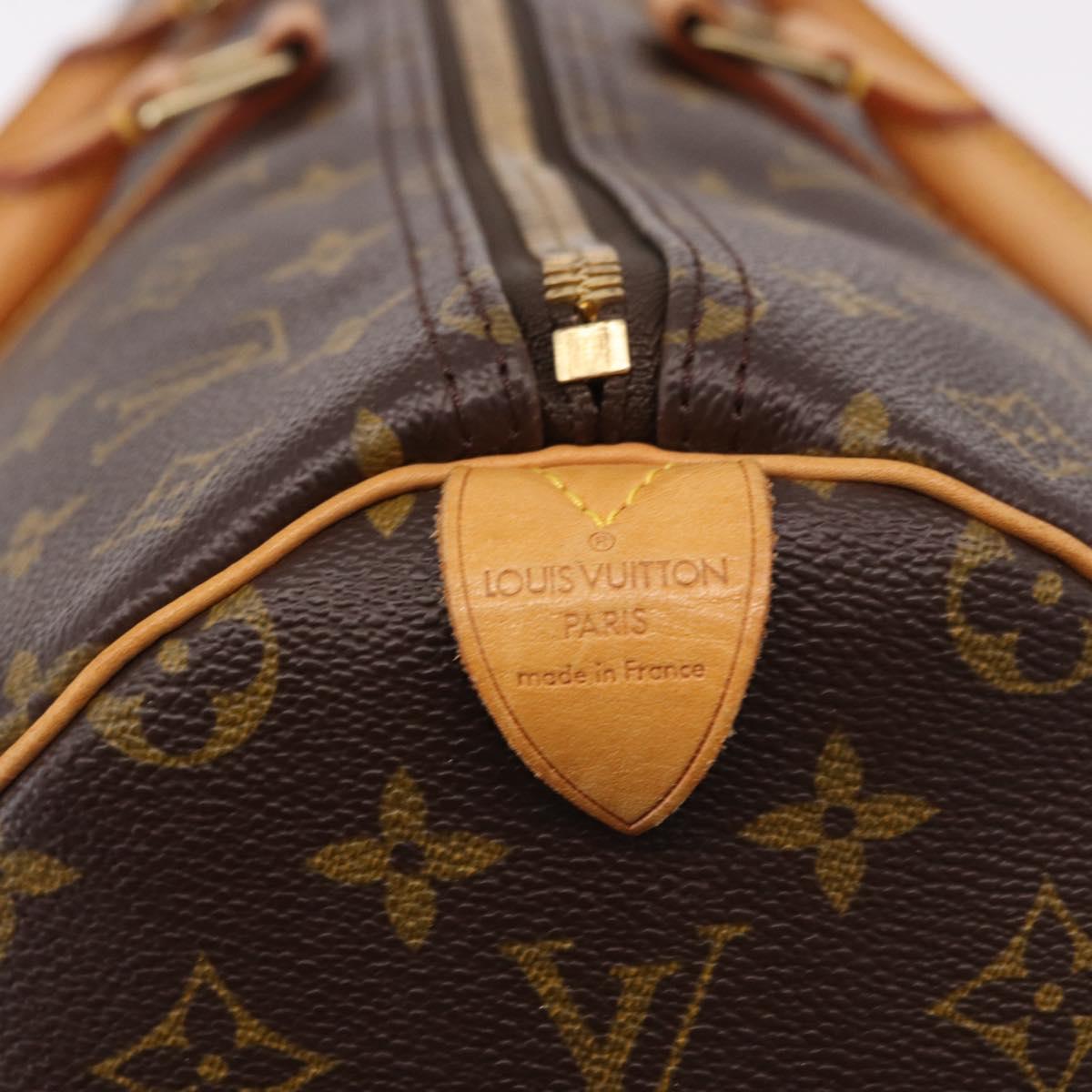 LOUIS VUITTON Monogram Keepall 50 Boston Bag M41426 LV Auth 190417A
