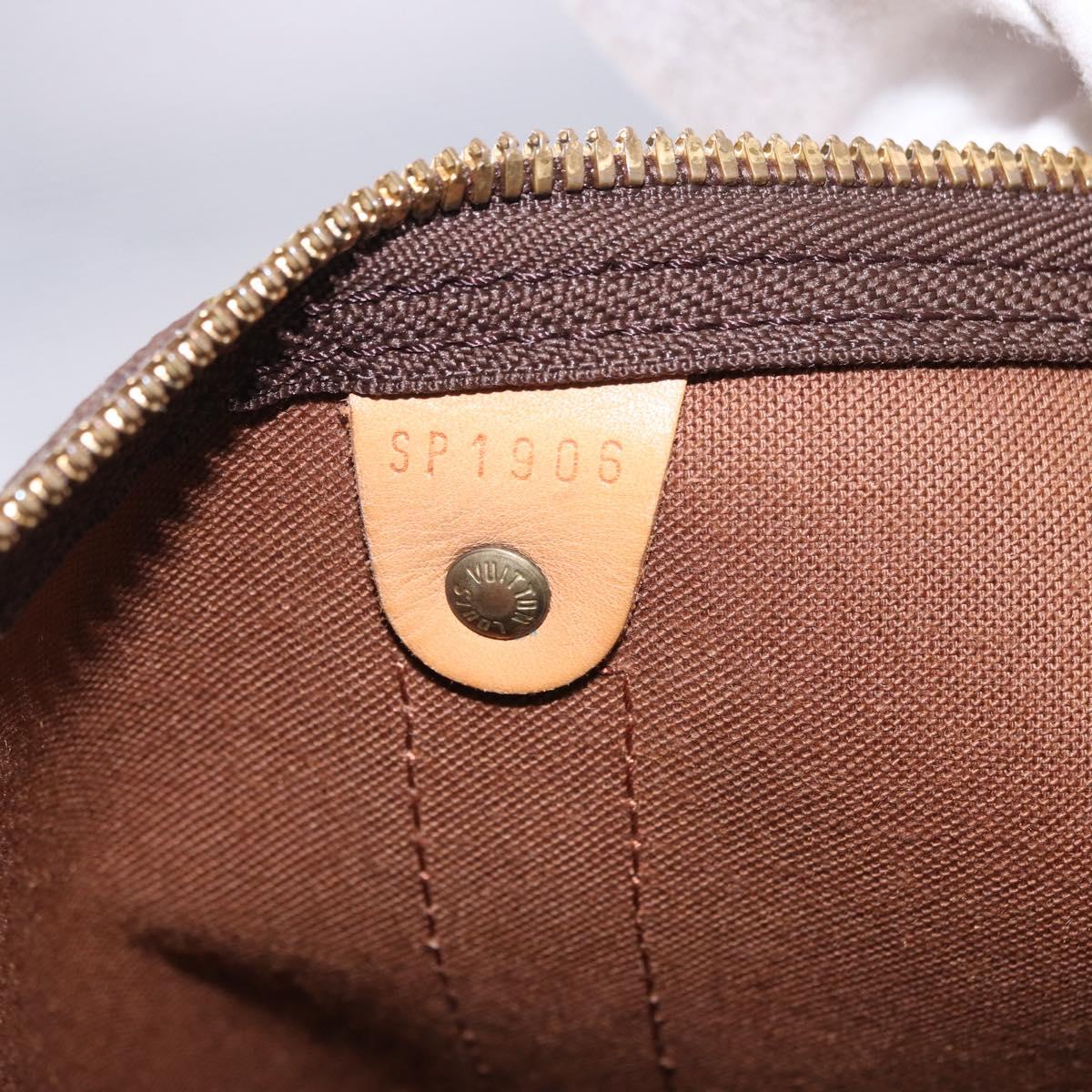 LOUIS VUITTON Monogram Keepall 50 Boston Bag M41426 LV Auth 190417A