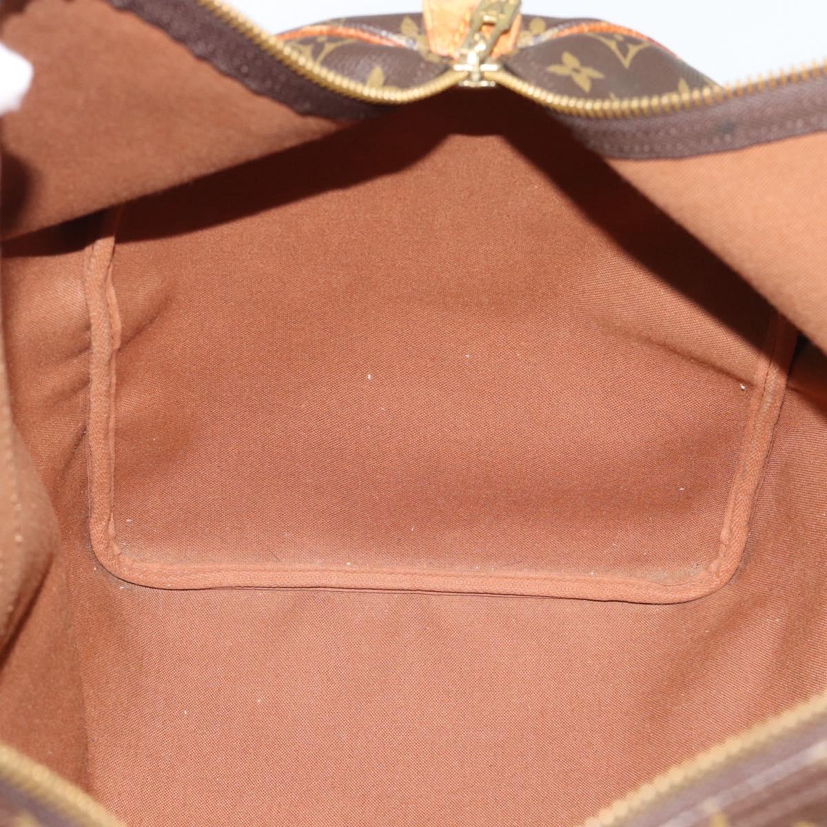 LOUIS VUITTON Monogram Keepall 55 Boston Bag M41424 LV Auth 190419